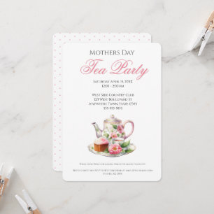 Invitación Ideas Día de la Madre Fiesta de té