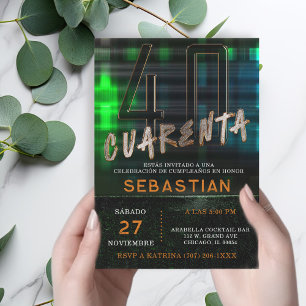 Invitación Ideas para fiestas de cumpleaños de 40 años para c