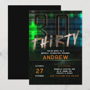 Invitación Ideas para la fiesta de cumpleaños número 30 para 
