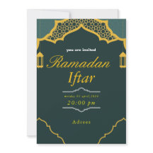 Invitación Iftar de Ramadán, Invitación Iftar Rama