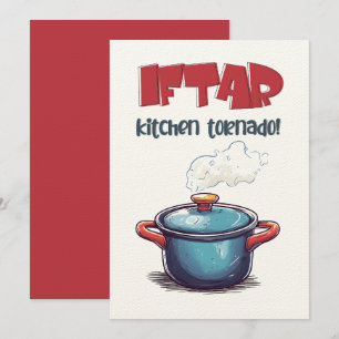 Invitación Iftar Ramadan Cocina Tornado- Mezclando Magia y De