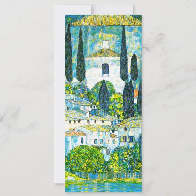 Invitación Iglesia en Cassone Gustav Klimt (Anverso)
