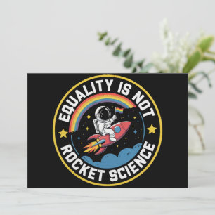 Invitación Igualdad Lgbt No Es Ciencia De Cohetes Orgullo Ali