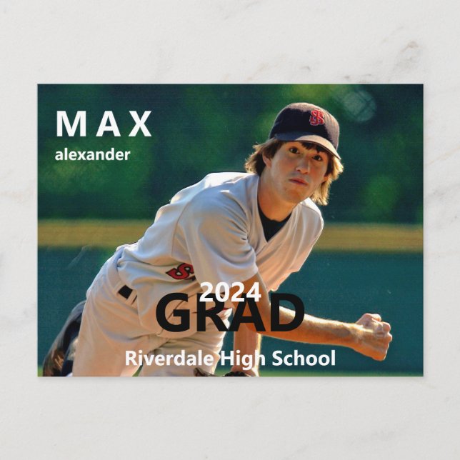 invitación II de Posgrado de Béisbol de 2024 (Anverso)