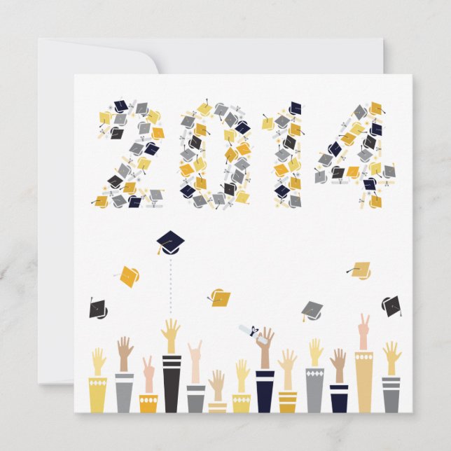 Invitación II del fiesta de la graduación 2014 (Anverso)