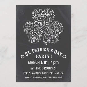 Invitación II del fiesta del día de St Patrick de