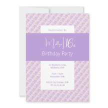 illusima flores moradas adolescentes 16 cumpleaños