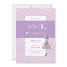 illusima Purple Floral Fairy 10 cumpleaños