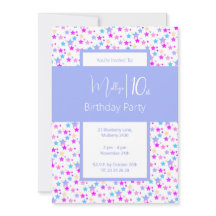 illusima Rainbow Stars Chicas azules 10 cumpleaños