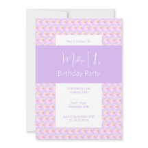 Iluminosa tarta de arcoiris ligero morado primer c