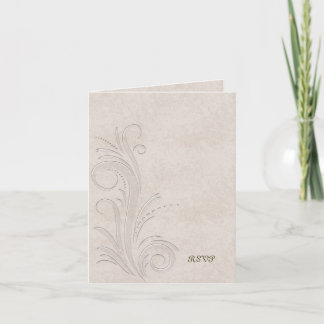 Invitación Ilusión Grabado en relieve Debutante Ball RSVP