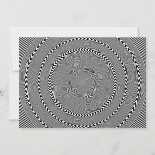 Invitación Ilusión Óptica - Hipnosis fácil