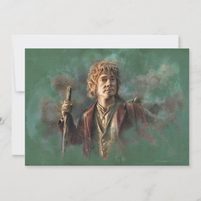INVITACIÓN ILUSTRACION BILBO BAGGINS™ (Anverso)