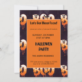 Invitación Ilustración de la noche de Halloween