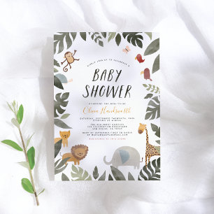 Invitación Ilustracion de libros de historias de la jungla Ba