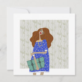 Invitación Ilustracion de moda de Moda de vuelta a la escuela