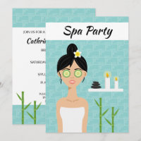 Ilustración de mujer de spa Día de spa Despedida d