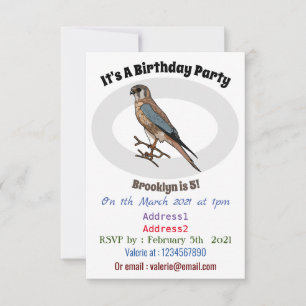 Invitación Ilustracion de personalizado de aves de corral de
