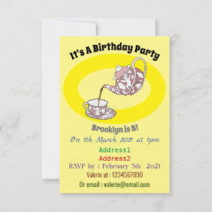 Invitación Ilustracion de personalizado de conjunto de equipo