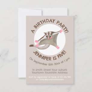 Invitación Ilustracion de personalizado de deslizador de azúc