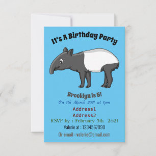 Invitación Ilustracion de personalizado feliz