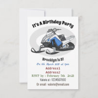 Ilustracion de personalizado para motos de nieve