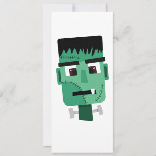 Invitación Ilustración del Monstruo de Frankenstein