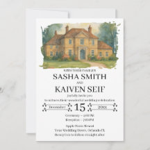 Ilustración personalizada a mano del lugar de la b