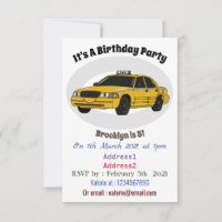 Ilustracion personalizado de taxi