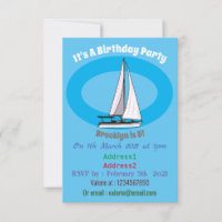 Ilustracion personalizado de velero