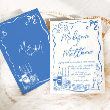Ilustraciones Dibujadas a Mano Garabatos Boda