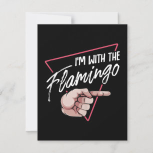 Invitación Im Con Flamingo Halloween Costuma Pareja De Flamin