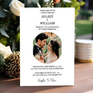 Invitación Imagen de borde marcos de foto Boda más popular