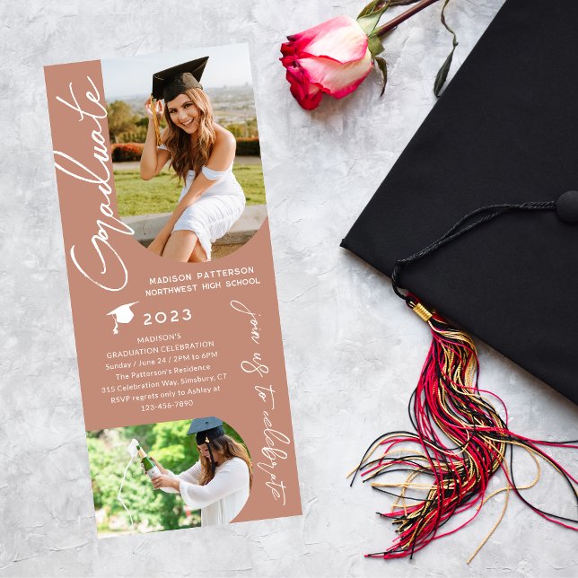 Invitación Imagen de la fiesta de graduación con un guión mod (Subido por el creador)