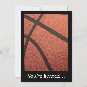 Invitación Imagen deportiva de baloncesto