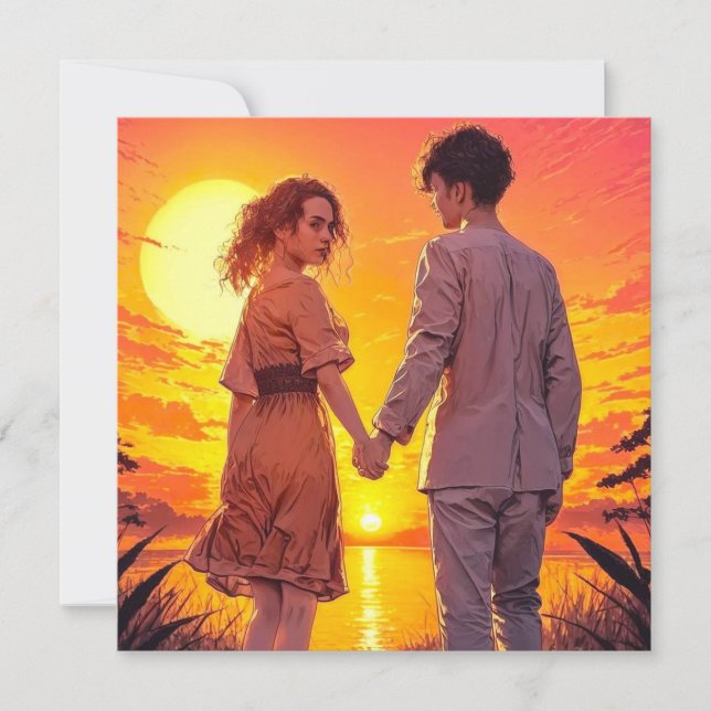 Invitación Imagen descargable - Juntos (Anverso)