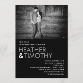 Invitación Imagen Ensayo Perfecto Cena/Invitación a la ducha