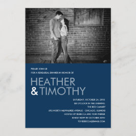 Invitación Imagen Ensayo Perfecto Cena/Invitación a la ducha