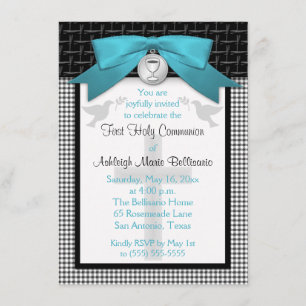 Invitación IMPRESA de la comunión santa del trullo