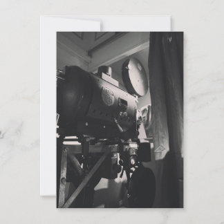 Invitación Impresión fotográfica de cámara de película vintag