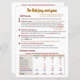 Invitación Impresión grande - Juego de cartas - Liquidación