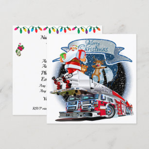 Invitación Impresión HD de Navidades del Departamento de Bomb
