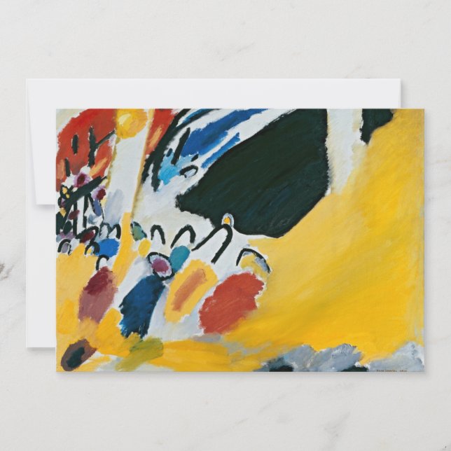Invitación Impresión III (concierto) de Wassily Kandinsky (Anverso)