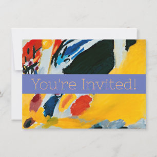 Invitación Impresión III Concierto Pintura Abstracta de Kandi