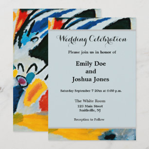 Invitación Impresión III Concierto Pintura Abstracta de Kandi