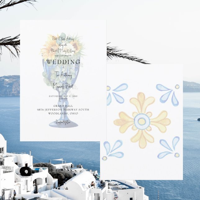 Invitación Impresionante Boda de ambos padres en el Mediterrá (Subido por el creador)