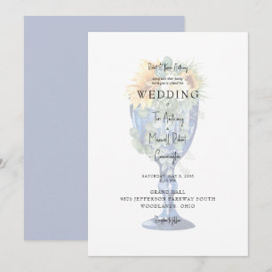 Invitación Impresionante boda mediterránea toscana II