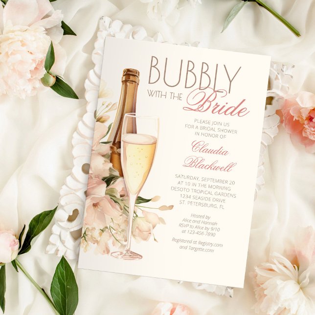 Invitación Impresionante Con La Ducha Bridal De La Novia Cham (Subido por el creador)