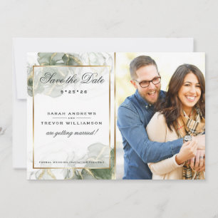 Invitación Impresionante foto de sabios y código QR Guardar f