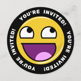 Invitación Impresionante meme facial